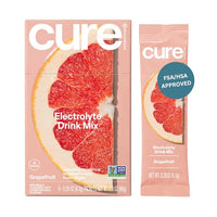 Thumbnail for Image 1 of Default Title for the product Cure Hydration Electrolyte Drink Powder Grapefruit 8 Packets