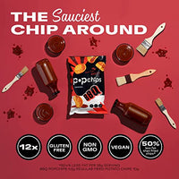 Thumbnail for Image 4 of popchips Potato Chips BBQ Potato Chips Single Serve 0.8 oz Bags Barbeque, 19.2 Ounce, (Pack of 24)