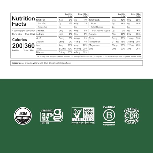 Image 2 of Chickapea Organic Chickpea Pasta - Spaghetti - 8 oz (Pack of 6)