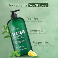 Thumbnail for Image 2 of Botanic Hearth Tea Tree Shampoo For Men & Women - 16 Fl Oz