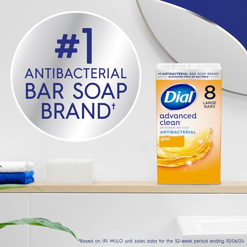Image 2 of Dial Antibacterial Deodorant Bar Soap, Gold, 4 Oz, 32 Bars
