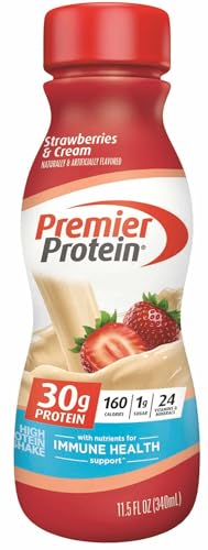 Thumbnail for Image 3 of Premier Protein 30g High Protein Shake, Strawberries & Cream, 12 Pack