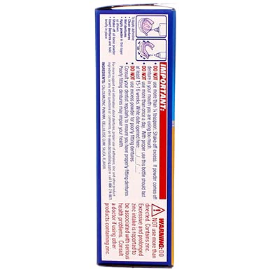 Image 6 of Fixodent Denture Adhesive Powder Extra Hold 2.70 oz Pack of 3