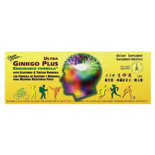 Prince Of Peace Ultra Ginkgo Plus Endurance Formula 30 vials