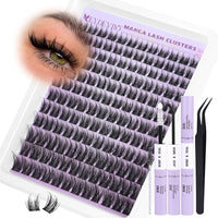 Thumbnail for Image 1 of Default Title for the product EYDEVRO Manga Lash Clusters Kit Wispy Natural Cluster Eyelash Extensions
