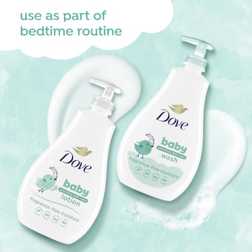 Image 4 of Baby Dove Sensitive Skin Care Baby Wash For Baby Bath Time Fragrance Free Moisture Hypoallergenic 20 oz
