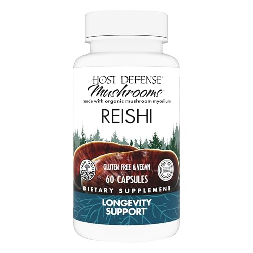 Image 3 of 60 Count (Pack of 1) for the product Host Defense Reishi Capsules