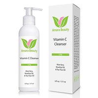 Thumbnail for Image 1 of Default Title for the product Amara Beauty Facial Cleanser with 15% Vitamin C, Aloe Vera, Rosehip Oil & Tea Tree Oil, 6 fl. oz.