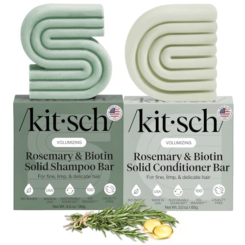 Image 1 of Default Title for the product Kitsch Rosemary & Biotin Shampoo and Conditioner Set for Hair Growth