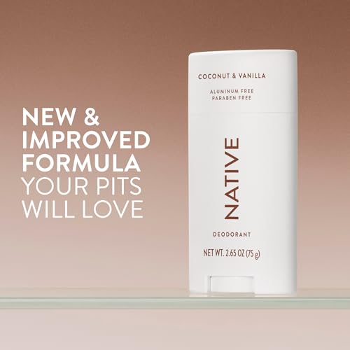 Image 2 of Native Deodorant Contains Naturally Derived Ingredients, 72 Hour Odor Control, Deodorant for Women and Men, Aluminum Free, Coconut & Vanilla 2.65oz