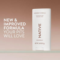 Thumbnail for Image 2 of Native Deodorant Contains Naturally Derived Ingredients, 72 Hour Odor Control, Deodorant for Women and Men, Aluminum Free, Coconut & Vanilla 2.65oz