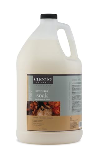 Image 1 of Default Title for the product Cuccio Naturale Scentual Soak Vanilla Bean & Sugar – 1 Gallon (128 oz)