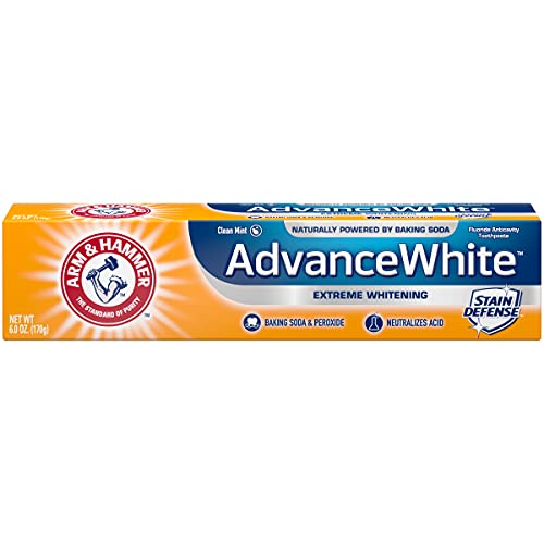 Image 1 of Default Title for the product ARM & HAMMER Advanced White Extreme Whitening Toothpaste, Multi-Pack - Clean Mint - Fluoride Toothpaste (Pack of 12)