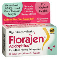 Thumbnail for Florajen Florajen Acidophilus Probiotic Capsules 60 caps