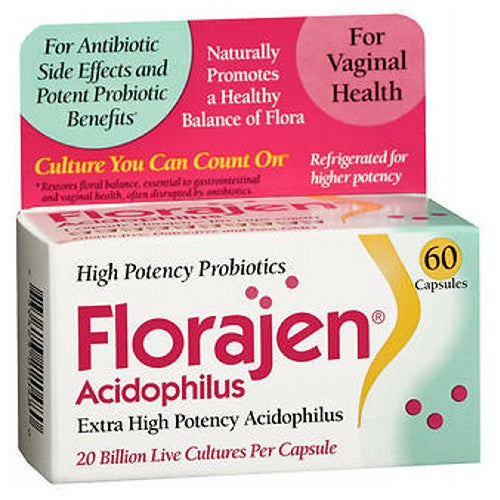 Florajen Florajen Acidophilus Probiotic Capsules 60 caps
