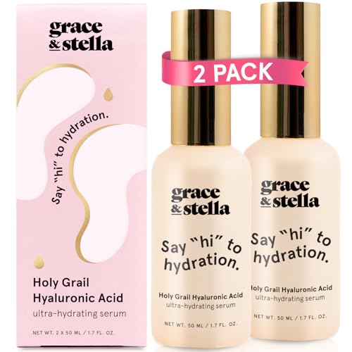 Image 1 of 1.7 Fl Oz (Pack of 2) for the product grace & stella Award Winning Hyaluronic Acid Serum