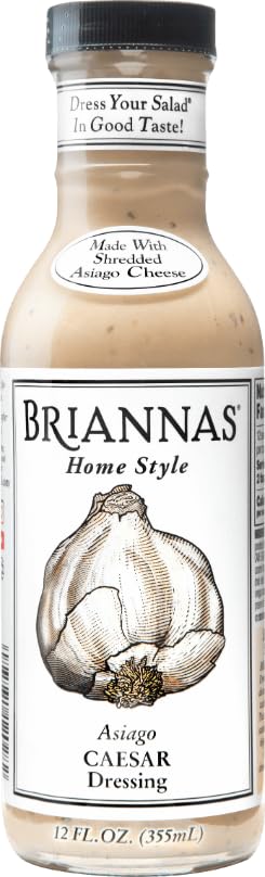 Image 4 of BRIANNAS Home Style Asiago Caesar Dressing 12 oz. Bottle