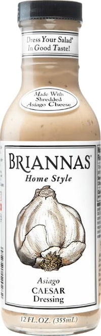Thumbnail for Image 4 of BRIANNAS Home Style Asiago Caesar Dressing 12 oz. Bottle
