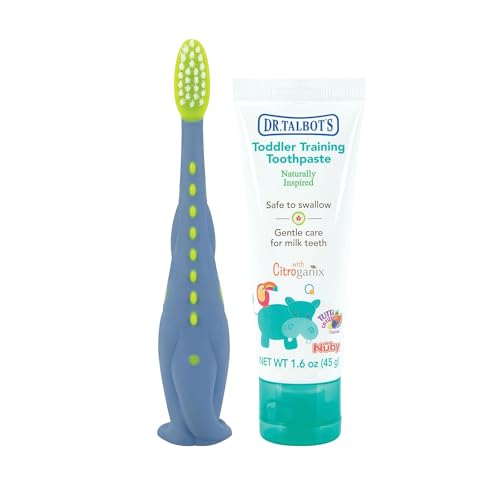 Image 5 of Dr. Talbot's Toddler Training Toothbrush + Toothpaste - 1.6 oz