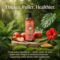 Thumbnail for Image 7 of PURA D'OR Apple Cider Vinegar Shampoo for Clarifying and Volume, 16oz