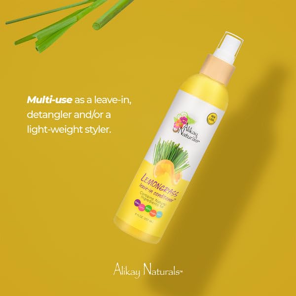 Image 6 of Alikay Naturals Lemongrass Leave In Conditioner 16 Ounce