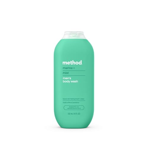 Image 2 of 18 Fl Oz (Pack of 12) for the product Method Body Wash, Marine + Mist, 18 oz