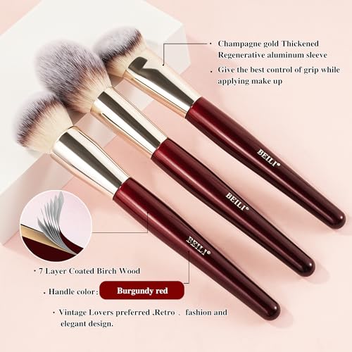 Image 7 of BEILI 30Pcs Makeup Brushes Set