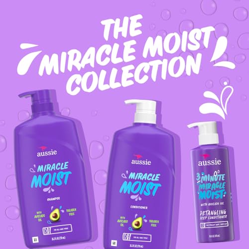 Image 4 of Aussie 3 Minute Miracle Moist Deep Conditioning Treatment, Travel Size 1.7 fl oz
