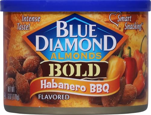 Image 3 of Blue Diamond Almonds Habanero BBQ Flavored Snack Nut 6 oz. Pack of 2