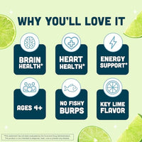 Thumbnail for Image 3 of Barlean's Key Lime Pie Omega-3 Fish Oil Liquid, 16oz