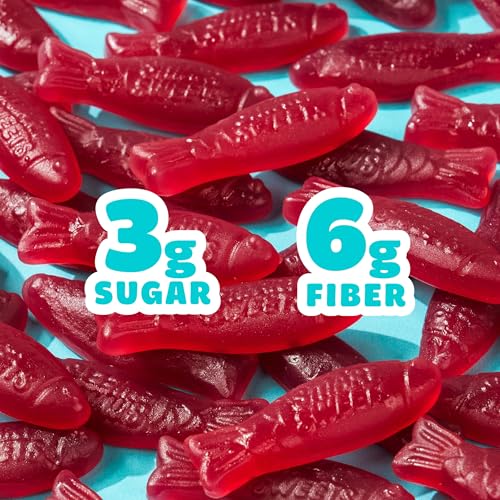 Image 5 of SmartSweets Sweet Fish, Low Sugar Gummy Candy, 1.8oz Bags, 6 Pack