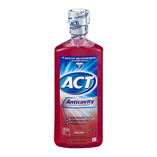 Image 3 of Cinnamon / 18 Fl Oz (Pack of 6) for the product ACT Anticavity Fluoride Mouthwash