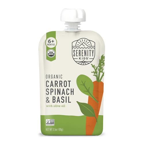 Image 1 of Default Title for the product Serenity Kids Organic Baby Food Pouches, No Added Sugar, 3.5 Oz, 6 Pack
