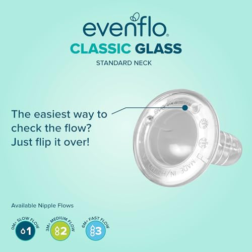 Image 6 of Evenflo Feeding Classic Glass Twist Bottles, 4 Ounce (Pack of 6)