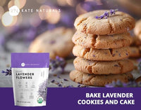 Thumbnail for Image 5 of Kate Naturals Dried Lavender Flowers for Tea, Syrup, Lemonade (4oz)