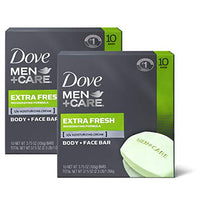 Thumbnail for Image 1 of Default Title for the product Dove Men+Care Body and Face Bar, Extra Fresh, 4 Ounce, 20 Count