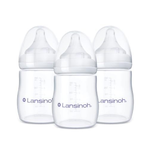 Image 1 of 1 Count (Pack of 3) / 5 Ounce for the product Lansinoh Anti-Colic Baby Bottles