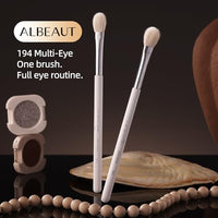 Thumbnail for Image 6 of ALBEAUT Eyeshadow Brush, Eye Makeup Brush Even Eyeshadow Applicators Soft Natural Hair Bristles for Flawless Smudge, Multi-task for spot conealing & highlighting (194 Multi-Eye)