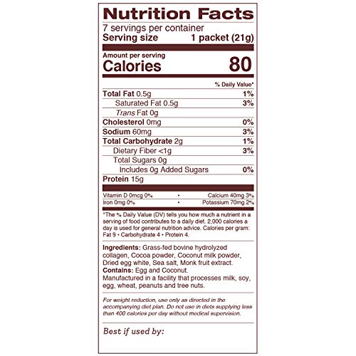Image 2 of Dr. Kellyann Keto Cocoa Hot Chocolate Packets (7 Servings)