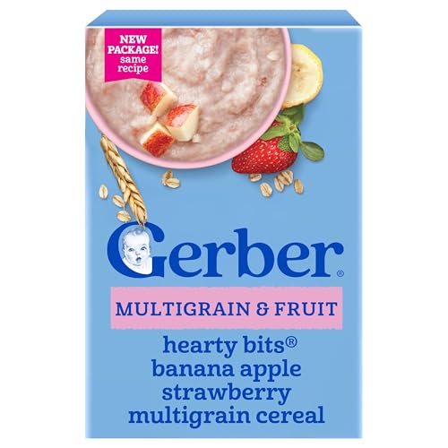 Image 1 of Default Title for the product Gerber Hearty Bits Multigrain Banana Apple Strawberry, 8 Oz, 5 Pack