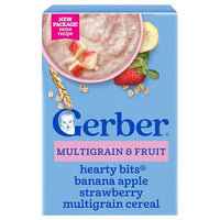 Thumbnail for Image 1 of Default Title for the product Gerber Hearty Bits Multigrain Banana Apple Strawberry, 8 Oz, 5 Pack