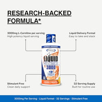 Thumbnail for Image 6 of Gaspari Nutrition Liquid L-Carnitine 3000 32 Servings