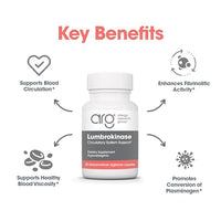 Thumbnail for Image 6 of Allergy Research Group ARG Lumbrokinase 32 mg Delayed-Release, 30 Capsules