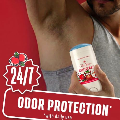 Image 3 of Old Spice Men's Deodorant, Brutecake, Aluminum Free, 3oz