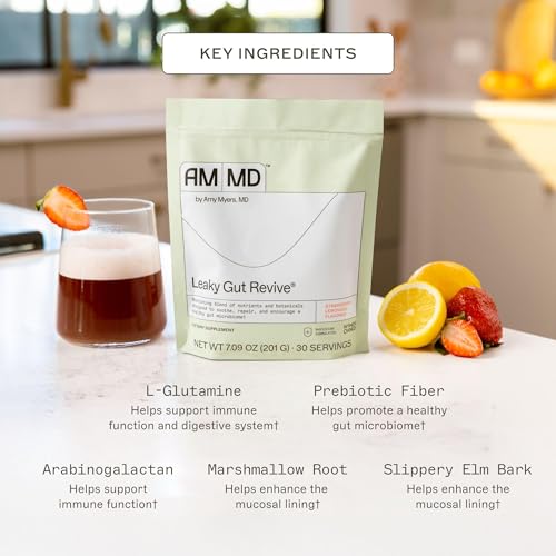 Image 4 of Amy Myers MD Leaky Gut Revive® Strawberry - Leaky Gut Repair 30 Servings
