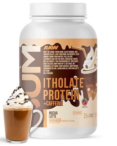 Image 1 of Default Title for the product RAW Whey Isolate Protein Powder, Mocha Latte - 25 Servings