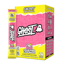 Thumbnail for Image 1 of Default Title for the product GHOST Sugar-Free Energy Drink Packets, Pink Lemonade, 24 Sticks