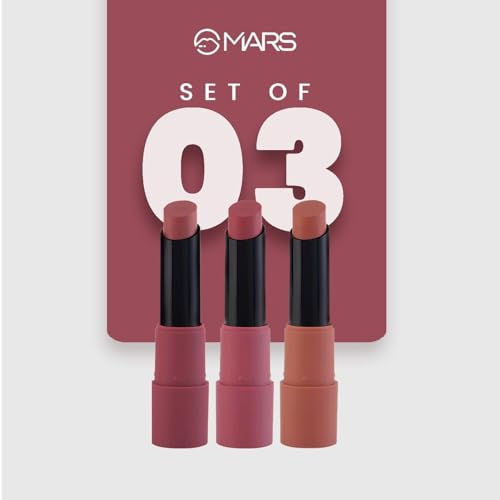 Image 7 of Generic MARS Matte Box Set of 3 Lipsticks for Women 3x3.2 gm