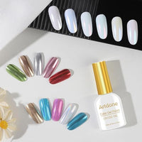Thumbnail for Image 2 of Artdone Chrome Nail Powder Nail Art Fimo 16 Jars 1g Each