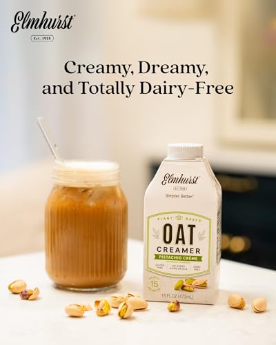 Image 6 of Elmhurst 1925 Pistachio Cre`me Oat Creamer - 16 Ounce (Pack of 6)